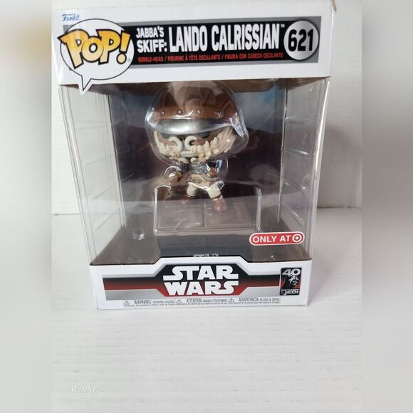 Star Wars Jabba Skiff: Lando Calriseian 621 Deluxe Funkopop NIB - Picture 1 of 12